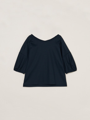 Silken jersey half sleeve tops 詳細画像