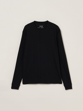 Men's Organic  Rib long sleeve crew neck 詳細画像
