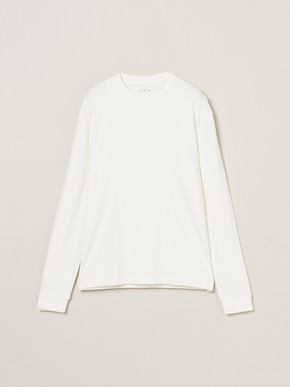 Men's Organic  Rib long sleeve crew neck 詳細画像