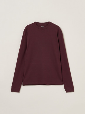 Men's Organic  Rib long sleeve crew neck 詳細画像