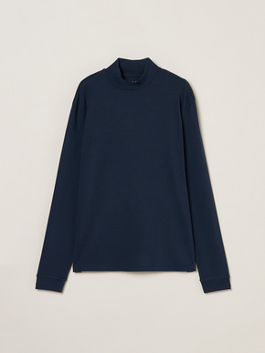 Men's Organic Rib long sleeve mock neck 詳細画像