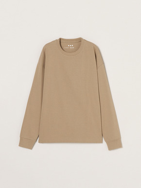Men's Pima tight gauge long sleeve crew 詳細画像