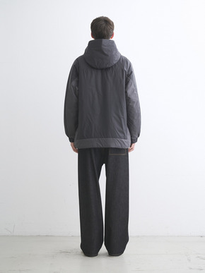 Men's Padded jacket zip hoody 詳細画像