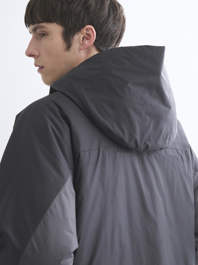 Men's Padded jacket zip hoody 詳細画像