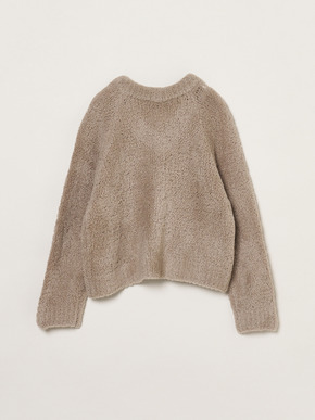 Puffy wool v-neck tops 詳細画像