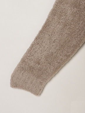 Puffy wool v-neck tops 詳細画像