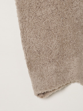 Puffy wool v-neck tops 詳細画像