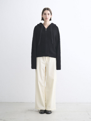 Puffy wool zip up hoody 詳細画像
