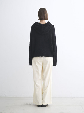 Puffy wool zip up hoody 詳細画像