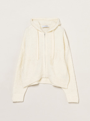 Puffy wool zip up hoody 詳細画像