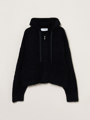 Puffy wool zip up hoody 詳細画像