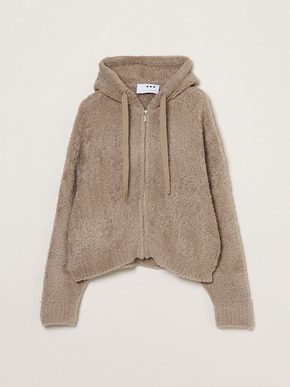 Puffy wool zip up hoody 詳細画像