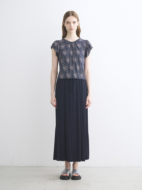 Travel line ruffle sleeve top 詳細画像