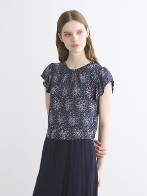 Travel line ruffle sleeve top 詳細画像