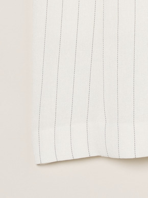 Crisp weave long gillet 詳細画像