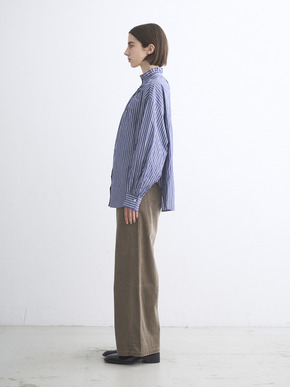 Washed cotton gather shirt 詳細画像
