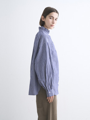 Washed cotton gather shirt 詳細画像