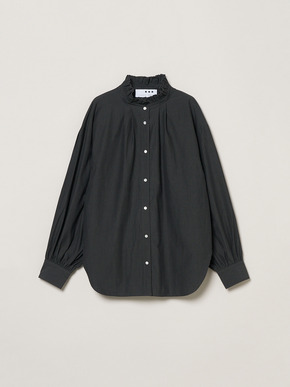 Washed cotton gather shirt 詳細画像