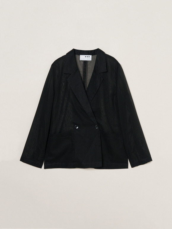 Sheer ombre jacket