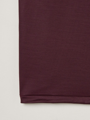 Men's Super 160's wool long sleeve crew 詳細画像