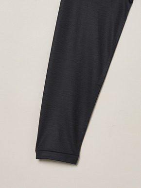 Men's Super 160's wool long sleeve mock neck 詳細画像