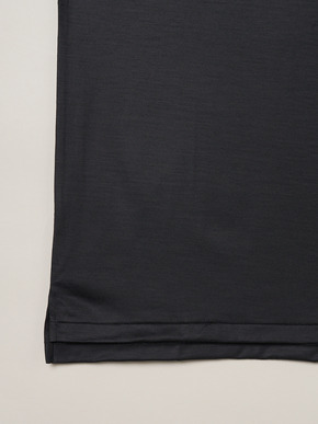 Men's Super 160's wool long sleeve mock neck 詳細画像
