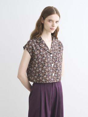 Glossy twill tops 詳細画像