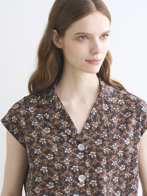 Glossy twill tops 詳細画像