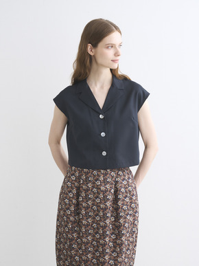 Glossy twill tops 詳細画像