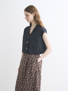 Glossy twill tops 詳細画像