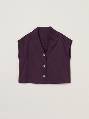 Glossy twill tops 詳細画像