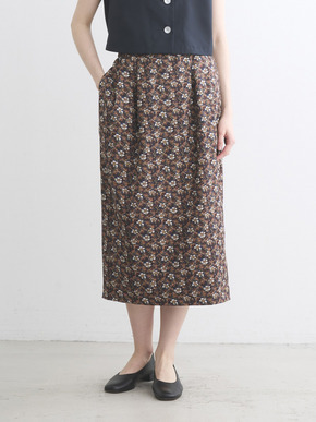 Glossy twill skirt 詳細画像