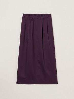 Glossy twill skirt 詳細画像