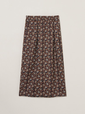 Glossy twill skirt 詳細画像