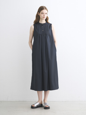 Glossy twill dress 詳細画像