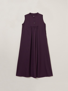 Glossy twill dress 詳細画像