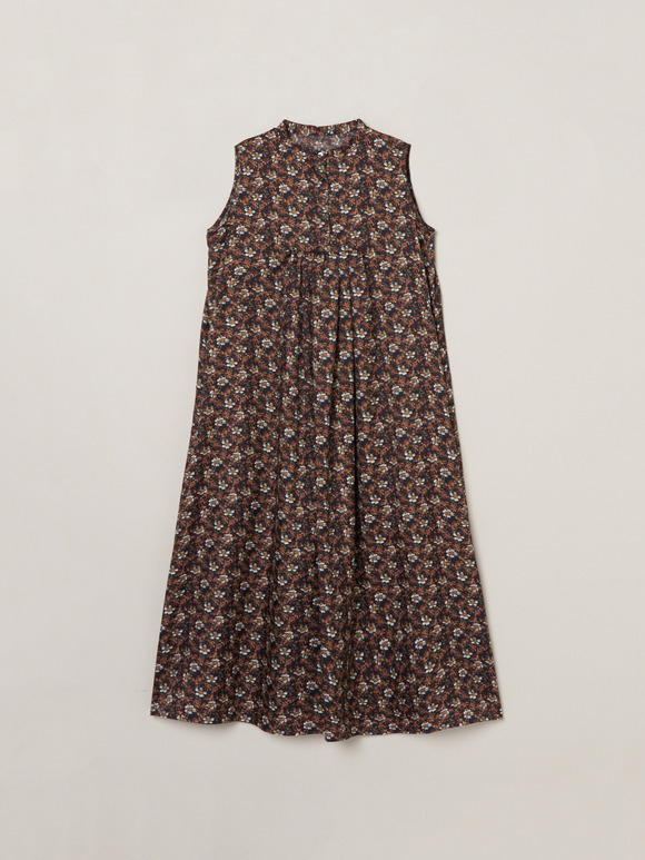 Glossy twill dress