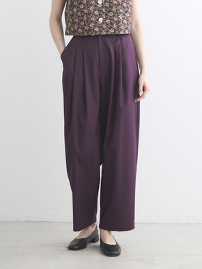 Glossy twill pants 詳細画像