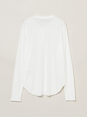 Lyocel milano rib henry tops 詳細画像