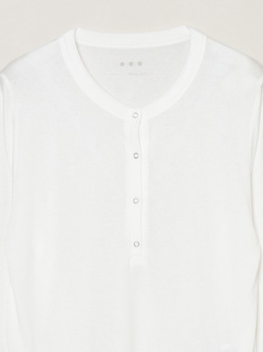 Lyocel milano rib henry tops 詳細画像