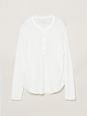 Lyocel milano rib henry tops 詳細画像