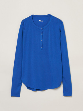 Lyocel milano rib henry tops 詳細画像