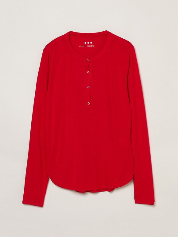 Lyocel milano rib henry tops