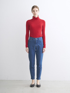 Lyocel milano rib turtle neck 詳細画像
