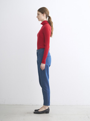 Lyocel milano rib turtle neck 詳細画像