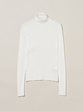 Lyocel milano rib turtle neck 詳細画像
