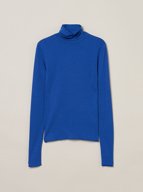 Lyocel milano rib turtle neck 詳細画像