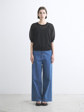 Sheer lurex top 詳細画像