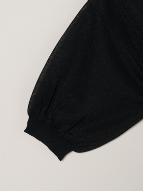 Sheer lurex top 詳細画像