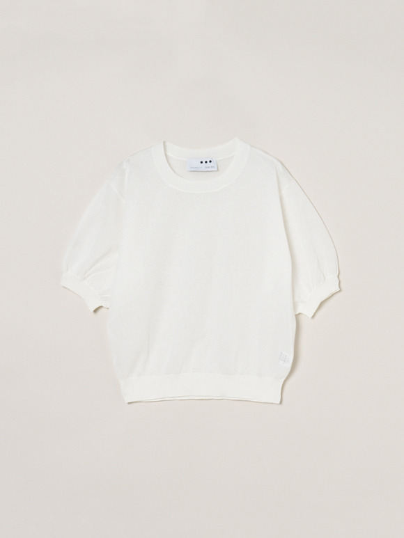Sheer lurex top